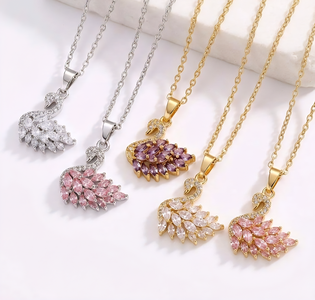 Elegant Swan Necklace