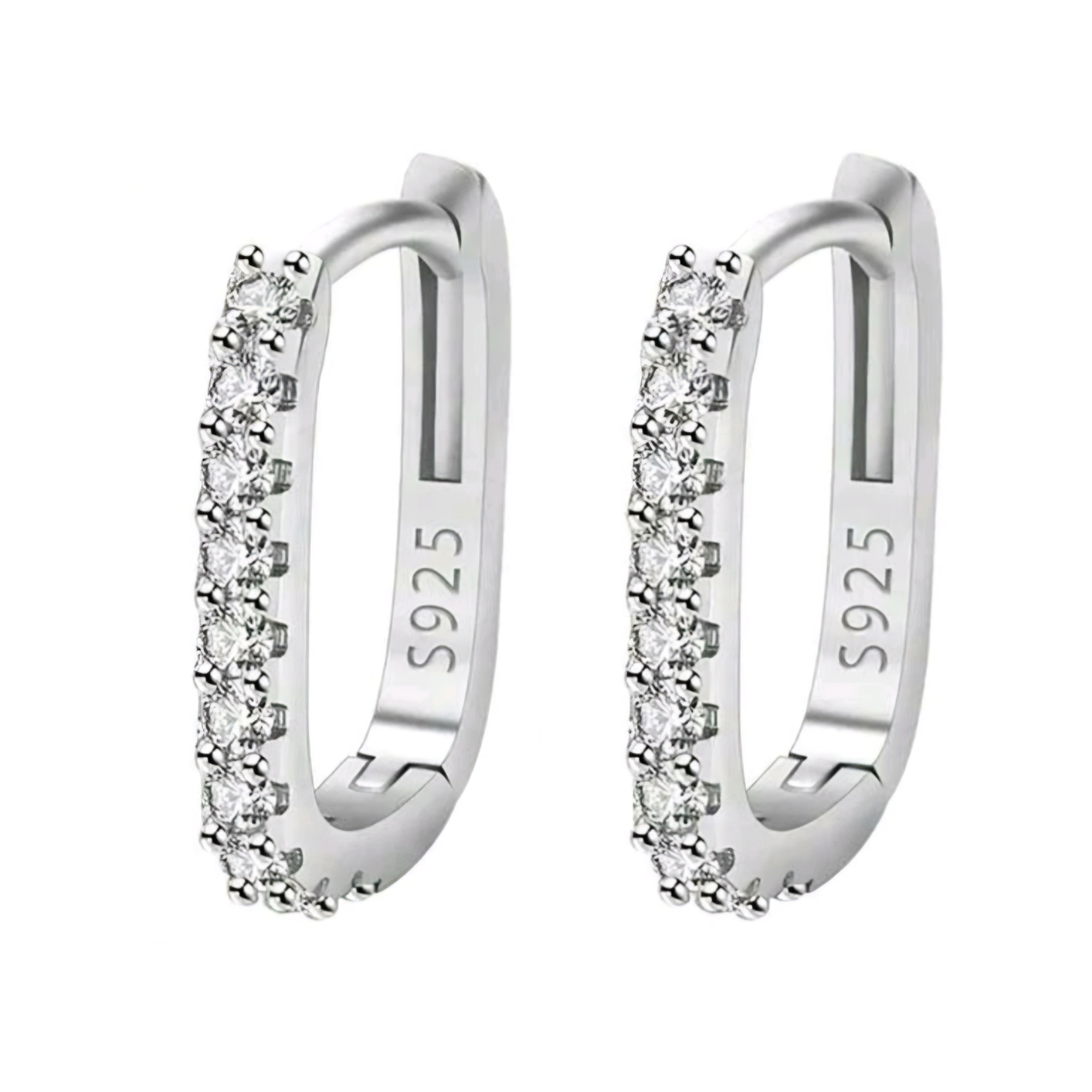 Crystal Hoop Earrings