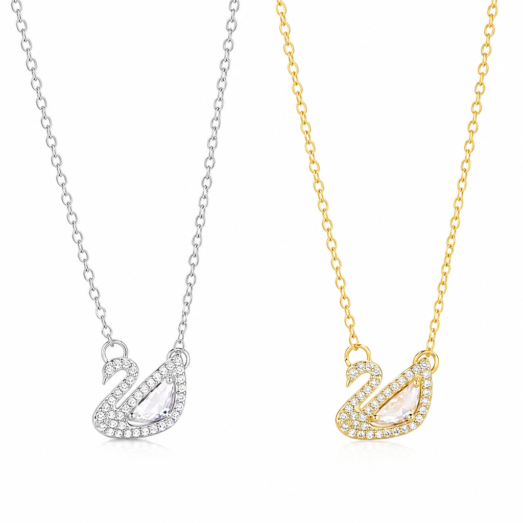 Elegant Swan Necklace