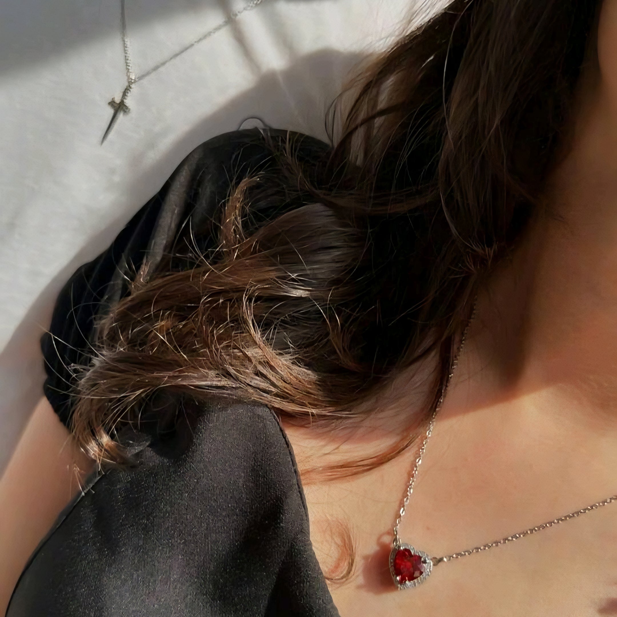 Heart & Sword Pendant Necklace
