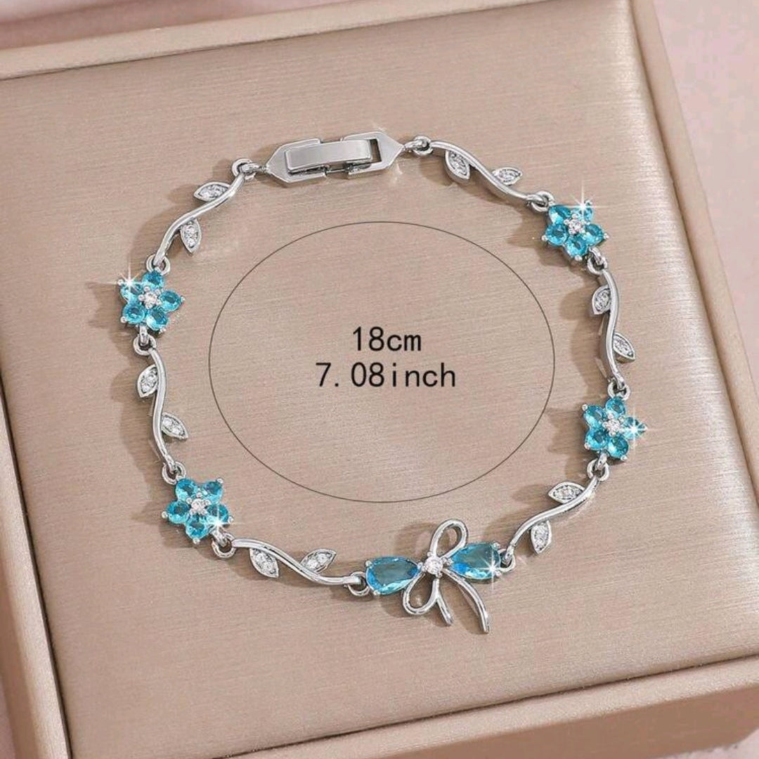 Tulip Floral Chain Bracelet