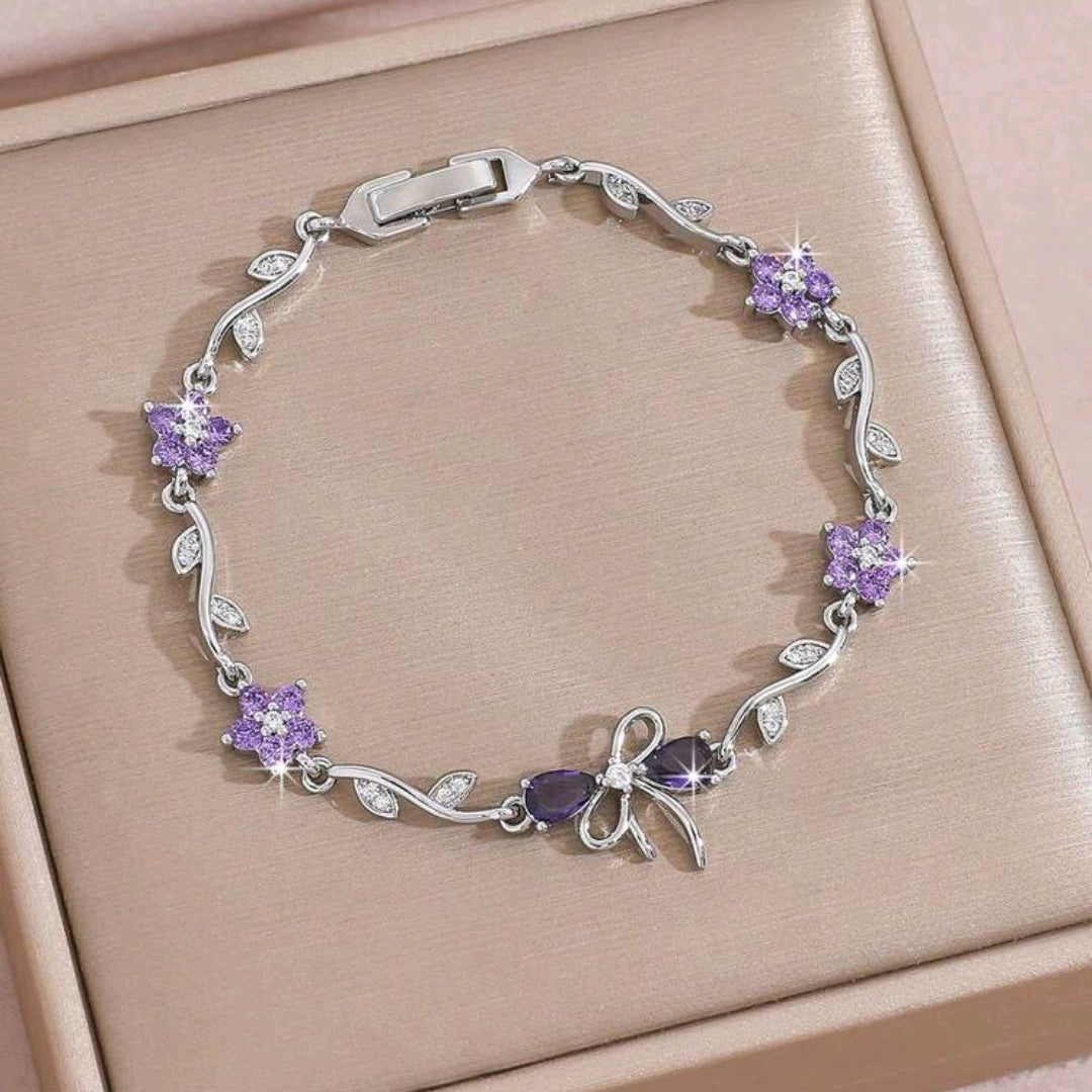 Tulip Floral Chain Bracelet