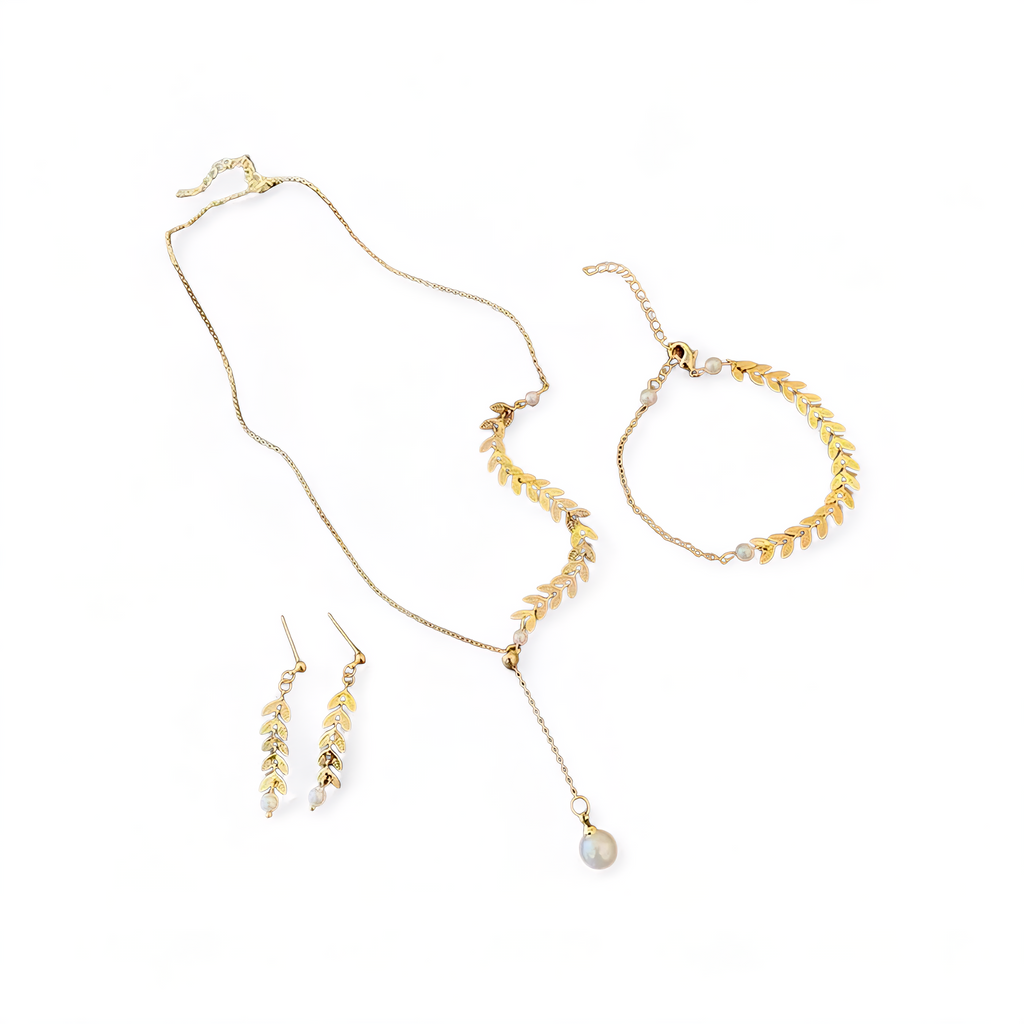 Laurel Pearl Jewelry Set