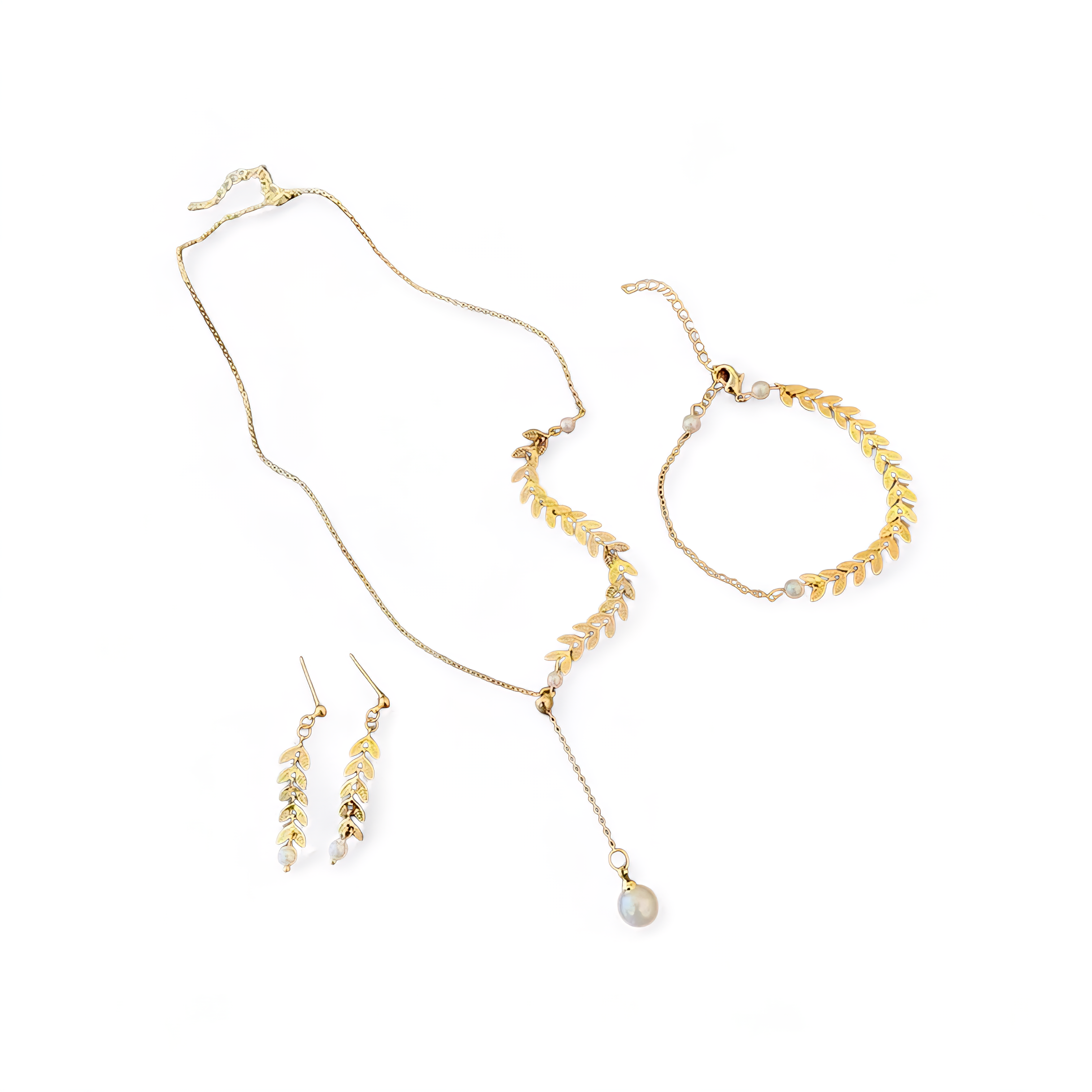 Laurel Pearl Jewelry Set