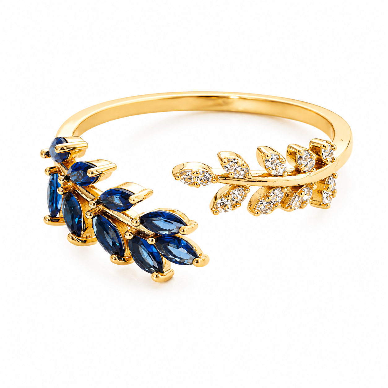 Open Leaf Ring