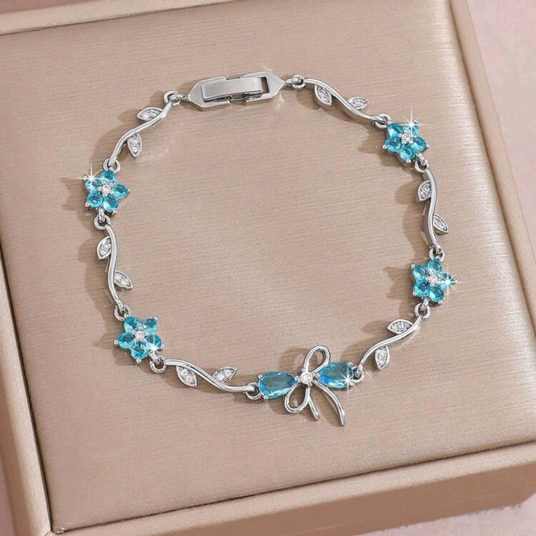 Tulip Floral Chain Bracelet