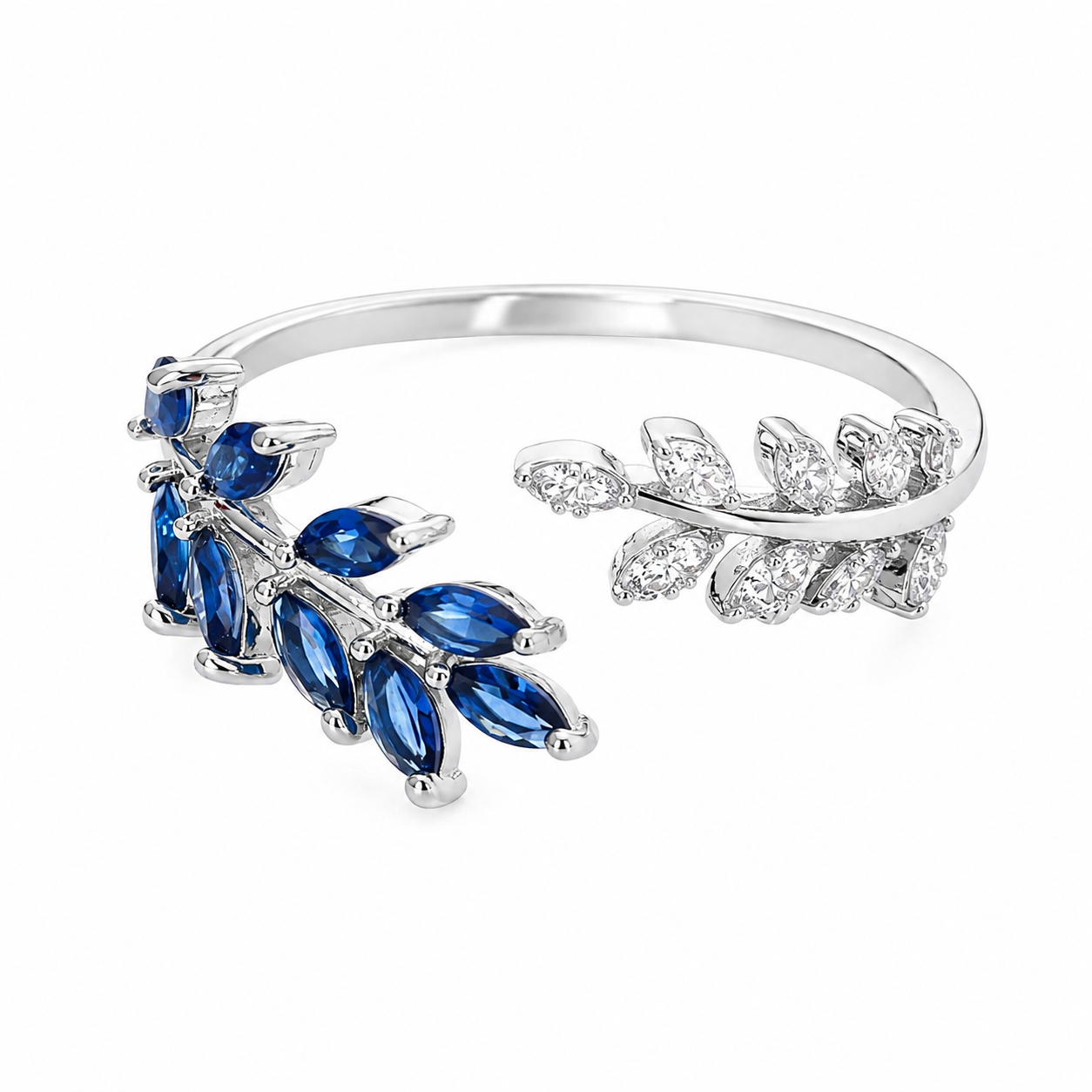 Open Leaf Ring