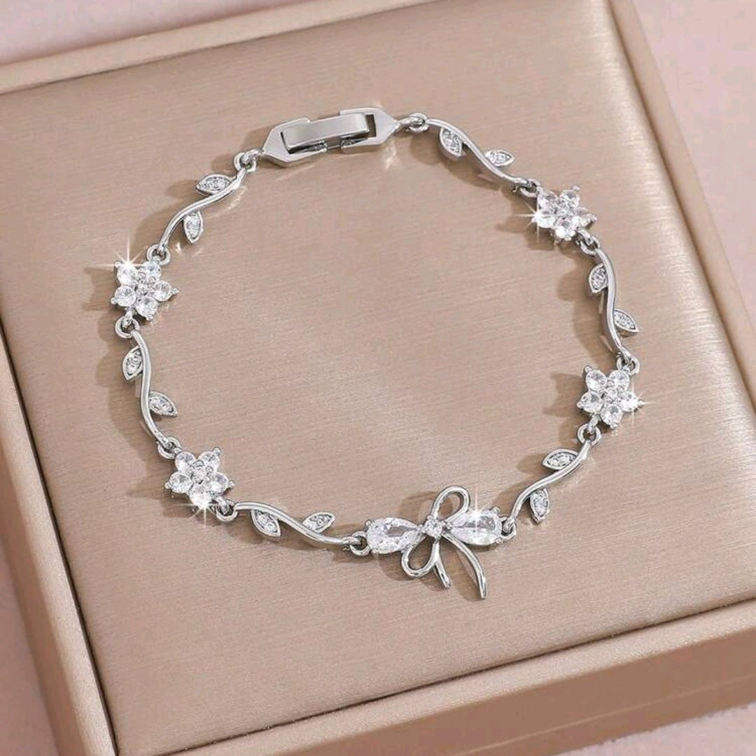 Tulip Floral Chain Bracelet