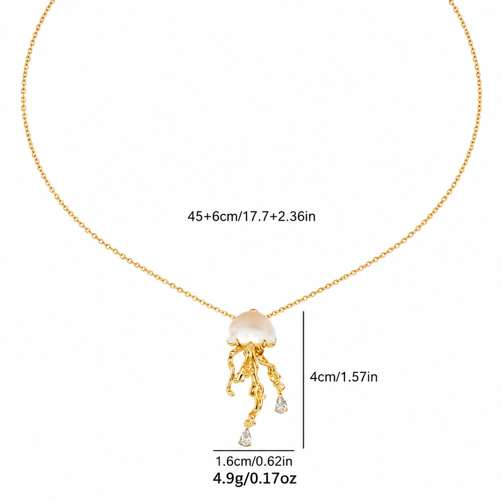 Jellyfish Pendant Necklace