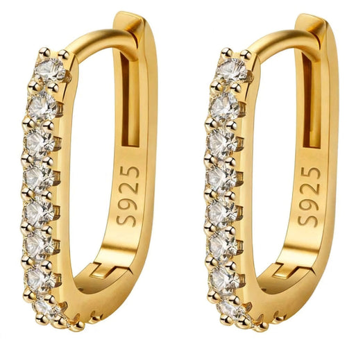 Crystal Hoop Earrings