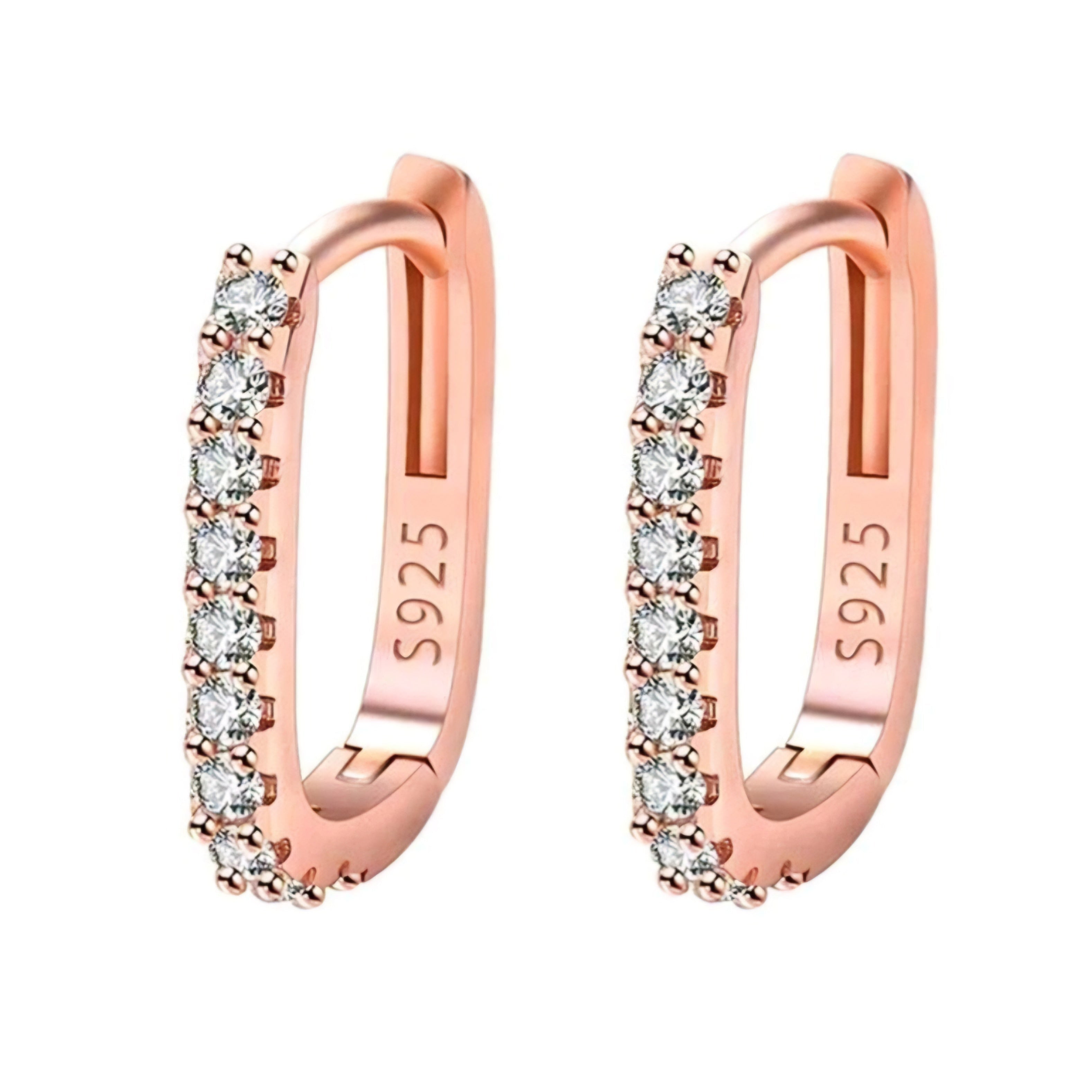 Crystal Hoop Earrings