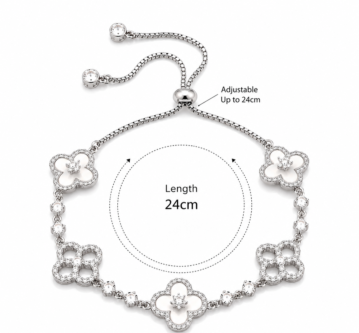 Four-Leaf Clover Bracelet