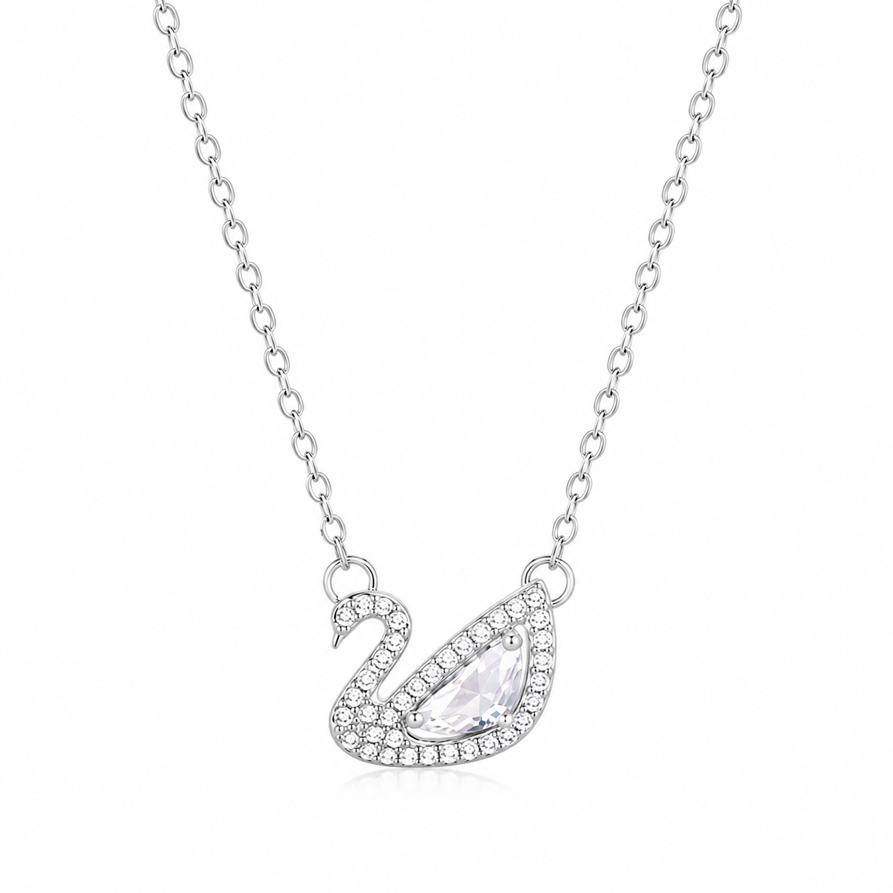 Elegant Swan Necklace