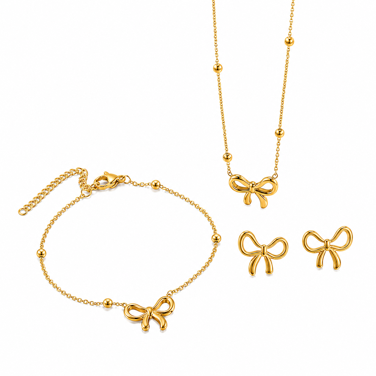 Bow Jewelry Set